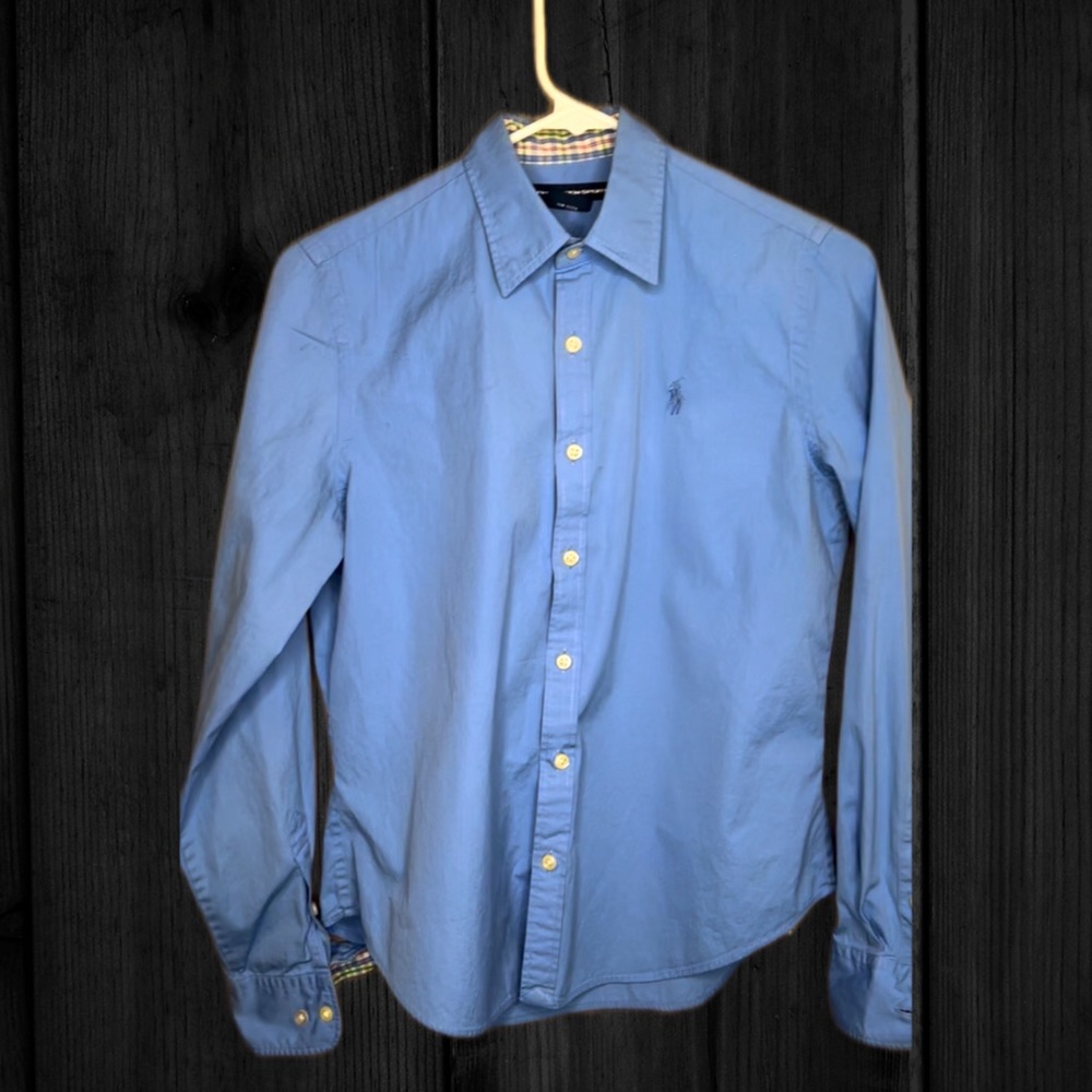 Ralph Lauren Sport Womens Cotton Button Down Shirt